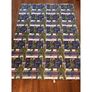 VTG Hasbro 2003 GI Joe Twin Size Blanket Badges Of Honor 67”x 87” USA